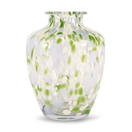 Zzing vase 'jessy' green/white/purple h25