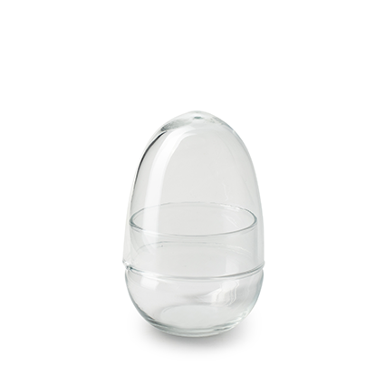 Vase 'egg'  h12 d9 cm