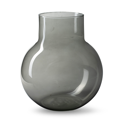 Vase 'drago' grey h29 d25 cm