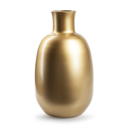 Vase 'young' gold h36 d21.5 cm
