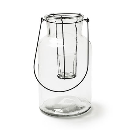 Vase with hanger 'buenos' h30 d17 cm