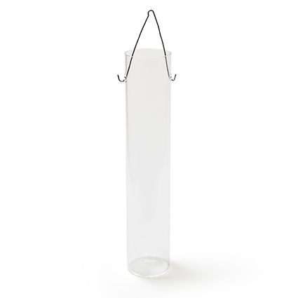 Glass tube 'bloom' h30 d6 cm