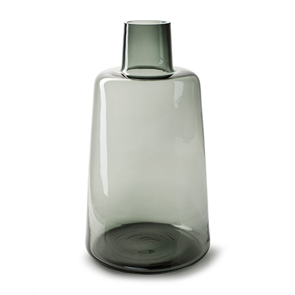 Vase 'cozi' grey h40 d22 cm cc