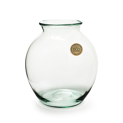 Eco round vase 'bolloz' h32 d28.5 cm