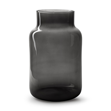 Eco Vase 'gigi' smoke h30 d19 cm