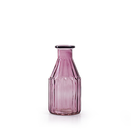 Bottlevase 'shoot' S purple h15 d7.5 cm