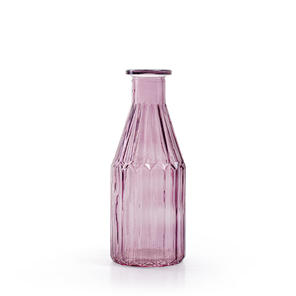 Bottlevase 'shoot' M purple h20 d7,5 cm