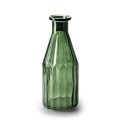 Bottlevase 'shoot' M green h20 d7.5 cm
