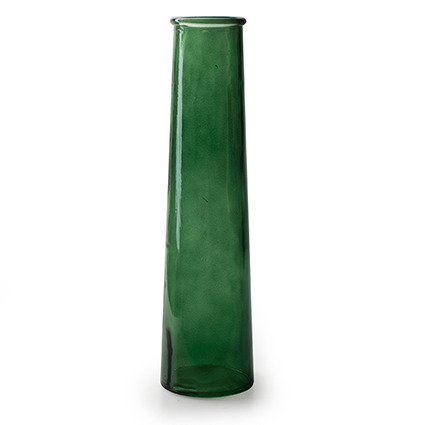 Flesvaas 'roseanne' groen h35 d9 cm