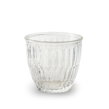Glass pot 'joey' h10 d11 cm