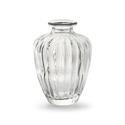 Vase 'nikkie' clear h10 d7.5 cm