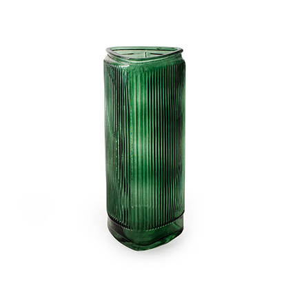 Vase 'vicky' green h20 d10.5 cm