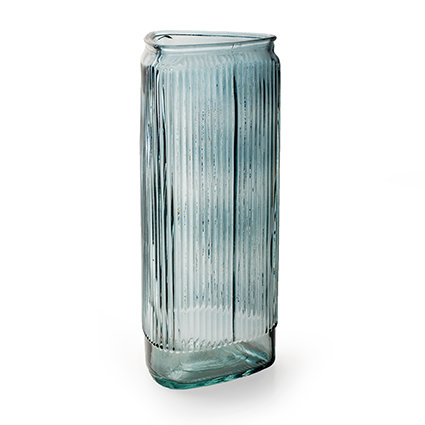 Vase 'vicky' blue h25 d13 cm