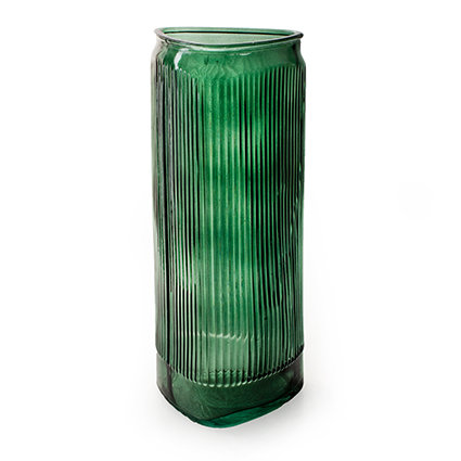 Vase 'vicky' green h25 d13 cm