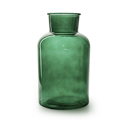 Vase 'apotheker' green h30 d18 cm