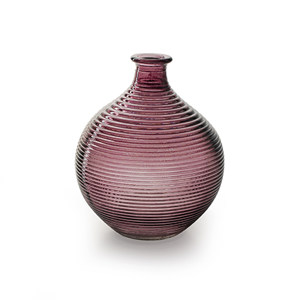 Bottlevase 'ellen' purple h20 d16.5 cm