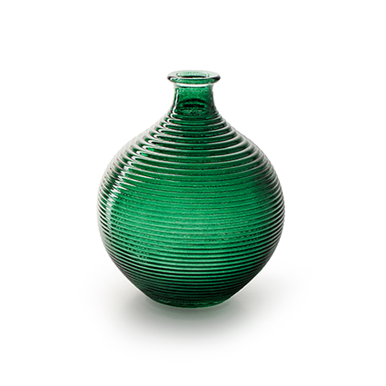 Bottlevase 'ellen' green h20 d16.5 cm