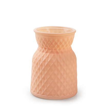 Vase 'posh' pink h13.5 d10 cm