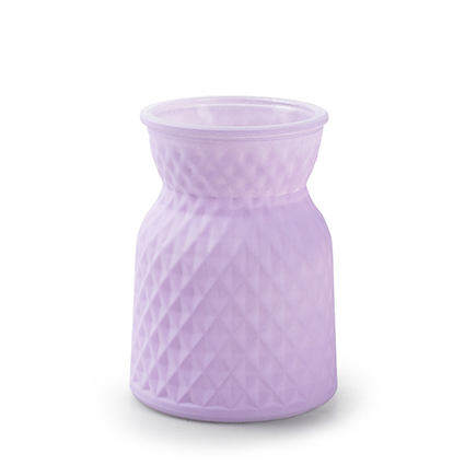 Vase 'Posh' purple h13.5 d10 cm