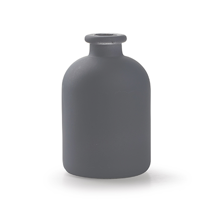 Bottlevase 'jardin' grey h17 d11 cm