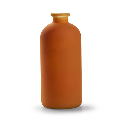 Bottlevase 'jardin' orange h25 d11 cm