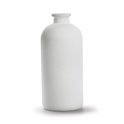 Bottlevase 'jardin' white h25 d11 cm