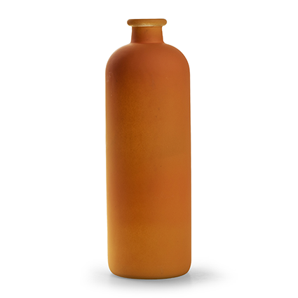 Bottlevase 'jardin' matt orange h33 d11 cm