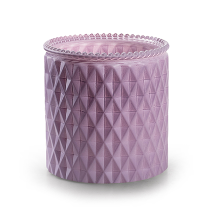 Vase 'axelle' matt purple h12.5 d12 cm