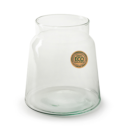 Eco vase 'atlas' h20 d14.5 cm