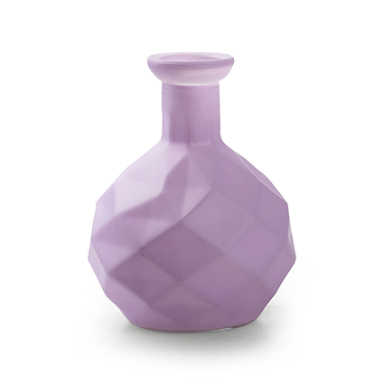 Vase 'bliss' matt lilac h15 d11.5 cm
