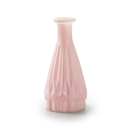 Bottlevase 'patty' matt pink h14.5 d7 cm