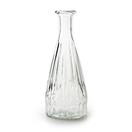 Bottlevase 'patty' clear h21 d8.5 cm