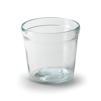 Glass jar 'pottz' clear h10.5 d11.5 cm