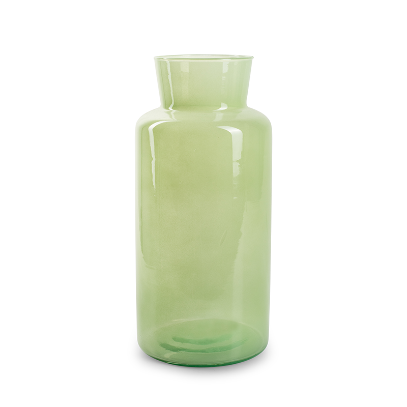 Vase 'faro' green h33 d14,5 cm