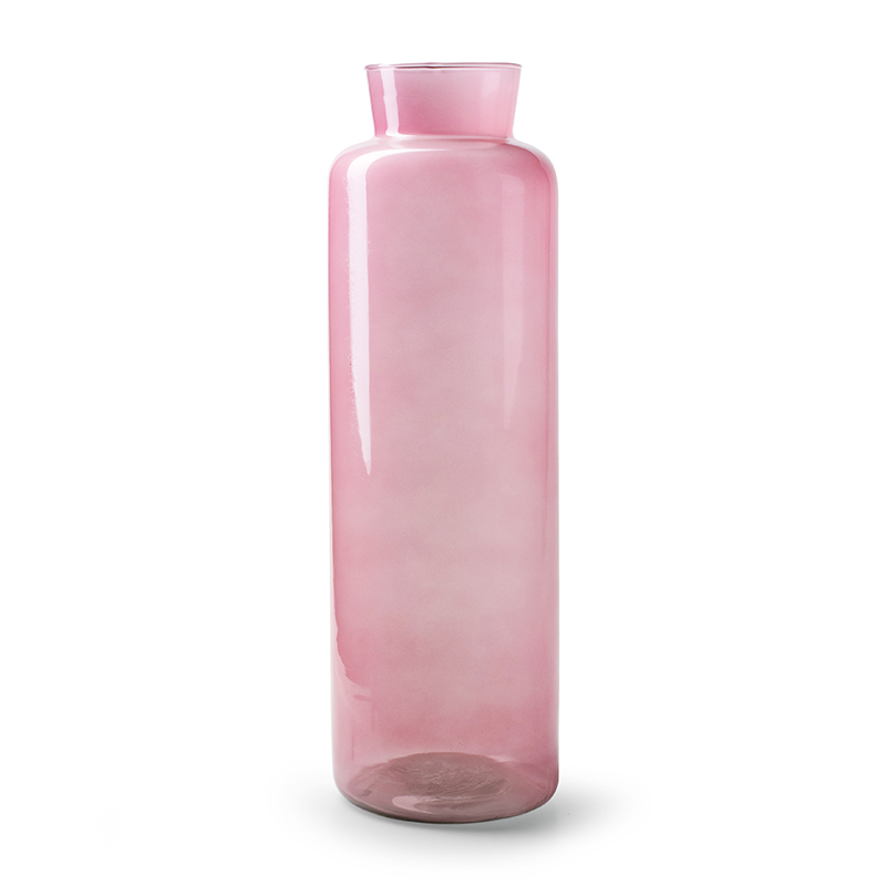 Vaas 'faro' roze h50 d15 cm