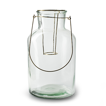 Lantern with handle 'buenos' h30 d17 cm