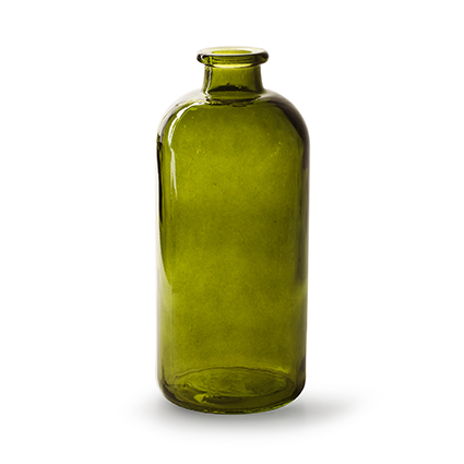 Bottlevase 'jardin' green h25 d11 cm