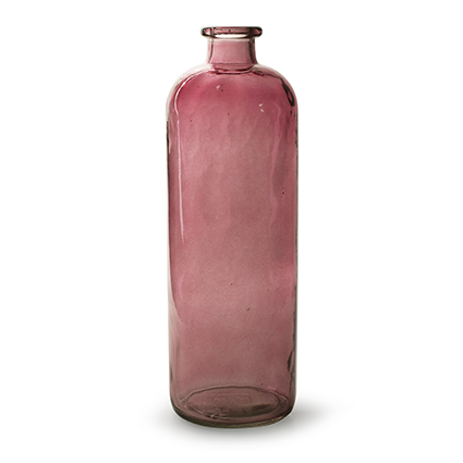 Bottlevase 'jardin' pink h33 d11 cm