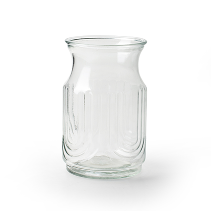 Vase 'toby' clear h20 d12.5 cm