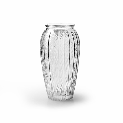 Vase 'macy' clear h20 d10.5 cm