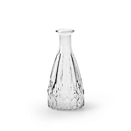 Vase 'patty' clear h14.5 d7 cm