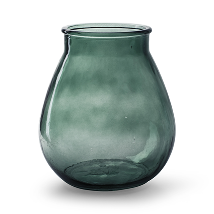 Vase 'yenna' green h22 d20 cm