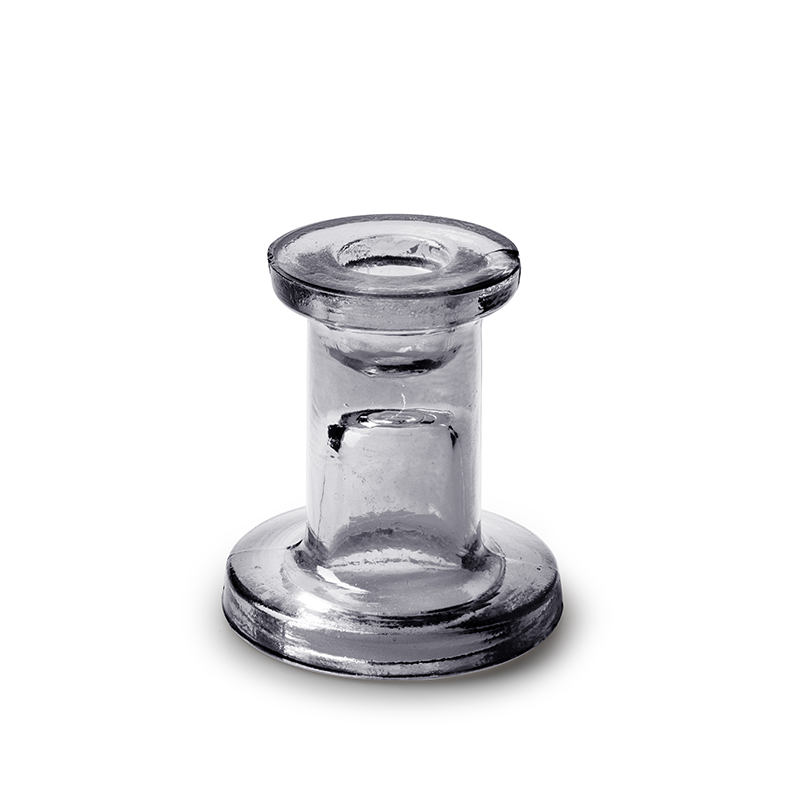 Candleholder 'bing' antracite h8 d7 cm