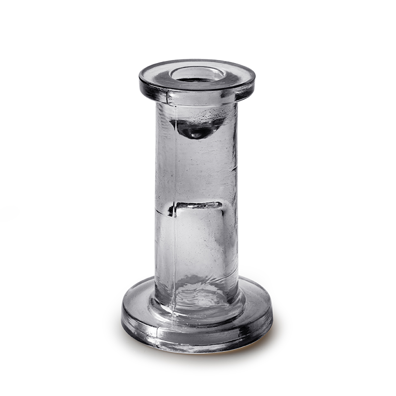 Candleholder 'bing' anthracite h12 d7 cm