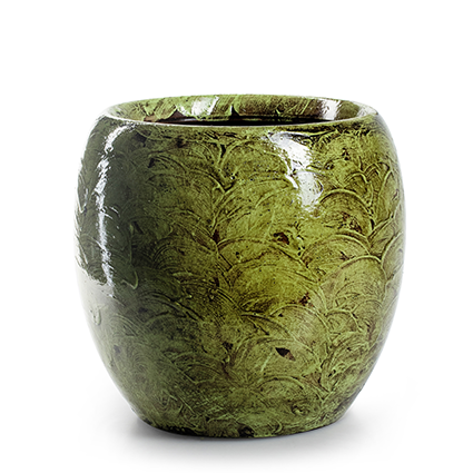 Pot 'fantasy' groen h18 d20 cm