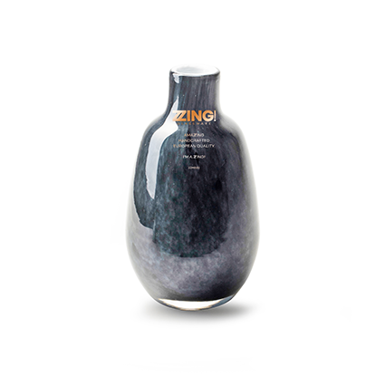 Zzing vase 'janny' grey h14 d8 cm