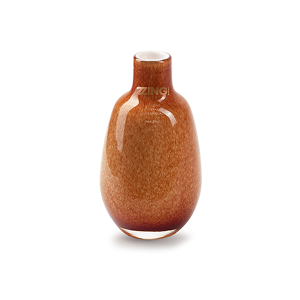 Zzing vase 'janny' rust h14 d8 cm