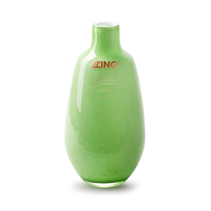Zzing vase 'jolly' green h18 d9 cm