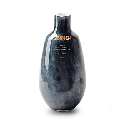 Zzing vase 'jolly' grey h18 d9 cm
