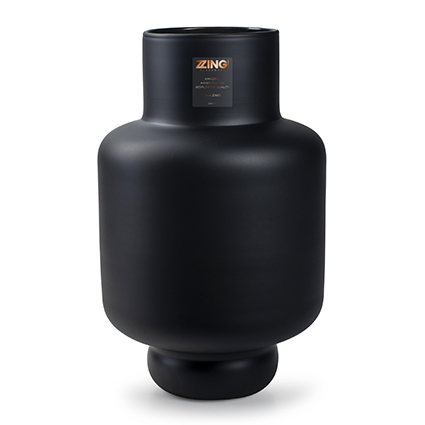 Zzing vase 'marilyn' black h35 d22 cm